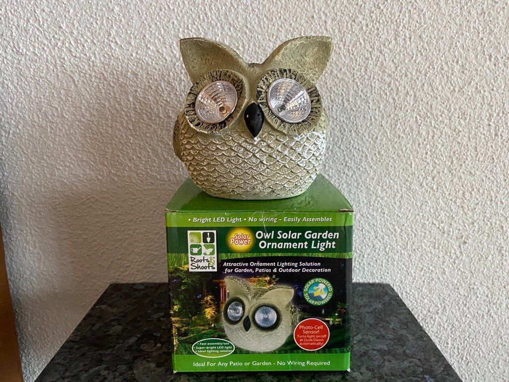 Lampes: Solar Lampe Eule – Neuf (Voir description) à Beatenberg par buy2you