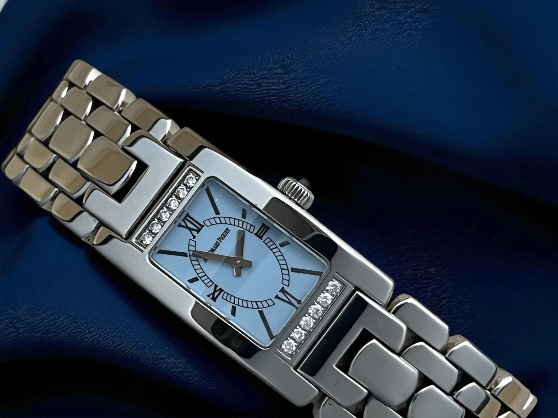 Audemars Piguet Orologi: Audemars Piguet Promesse Lady Tiffany Dial Full Set Mint' – Usato da Morges venduto da 24time 5