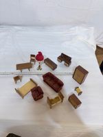 Puppenhausmoebel Konvolut Holz guter Zustand