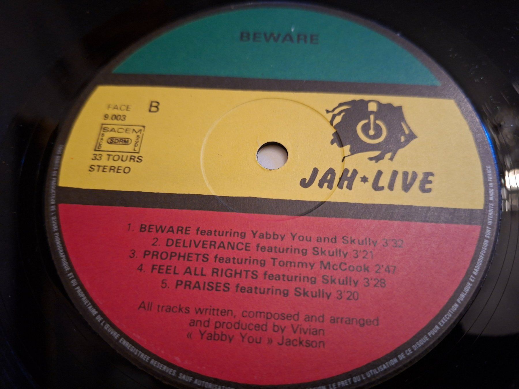 Dischi in vinile: Reggae-Dub LP - Yabby You - Beware - 1981 – Usato da Bernex venduto da Wannabehasbeen01 4