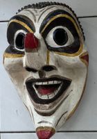 CH Vintage handgemachte Maske - Holz/Gips bemalt