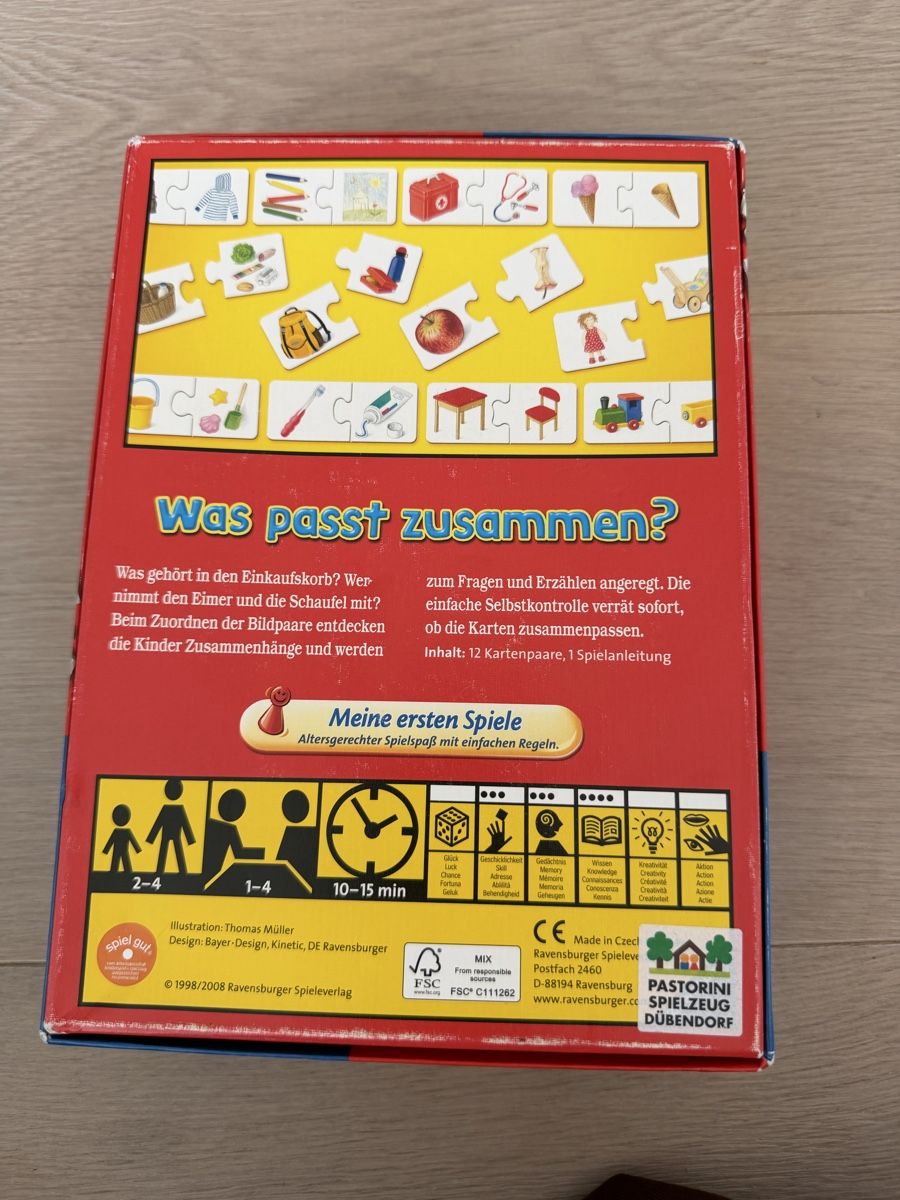 Ravensburger Giochi: Ravensburger: Was passt zusammen – Nuovo (secondo la descrizione) da Wallisellen venduto da Nataschab0 1