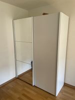 JYSK Schiebetürenschrank mit Spiegel- weiss, ca. 160x200x60