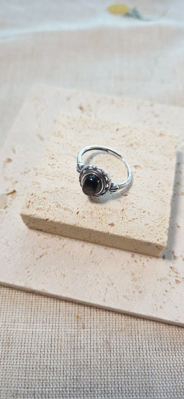 Anelli: NEW - S925 Hypersthene Ring (Adjustable) – Nuovo (secondo la descrizione) da Zürich venduto da cin_wcf6 5