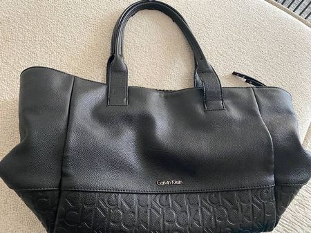 Handtasche Tasche Calvin Klein schwarz Shopper