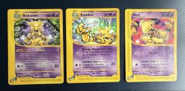 Alakazam, Kadabra & Abra Pokemon Set (Ex) 33, 84, 93/165