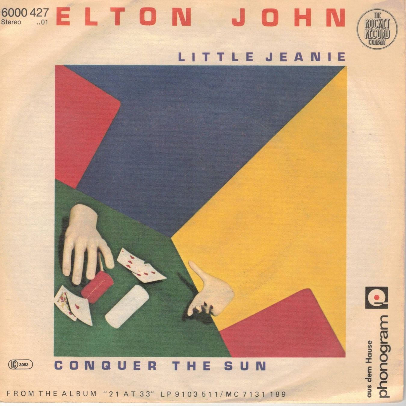 Dischi in vinile: Single7   Elton John -- Little Jeanie – Usato da Rheinau venduto da thealbum