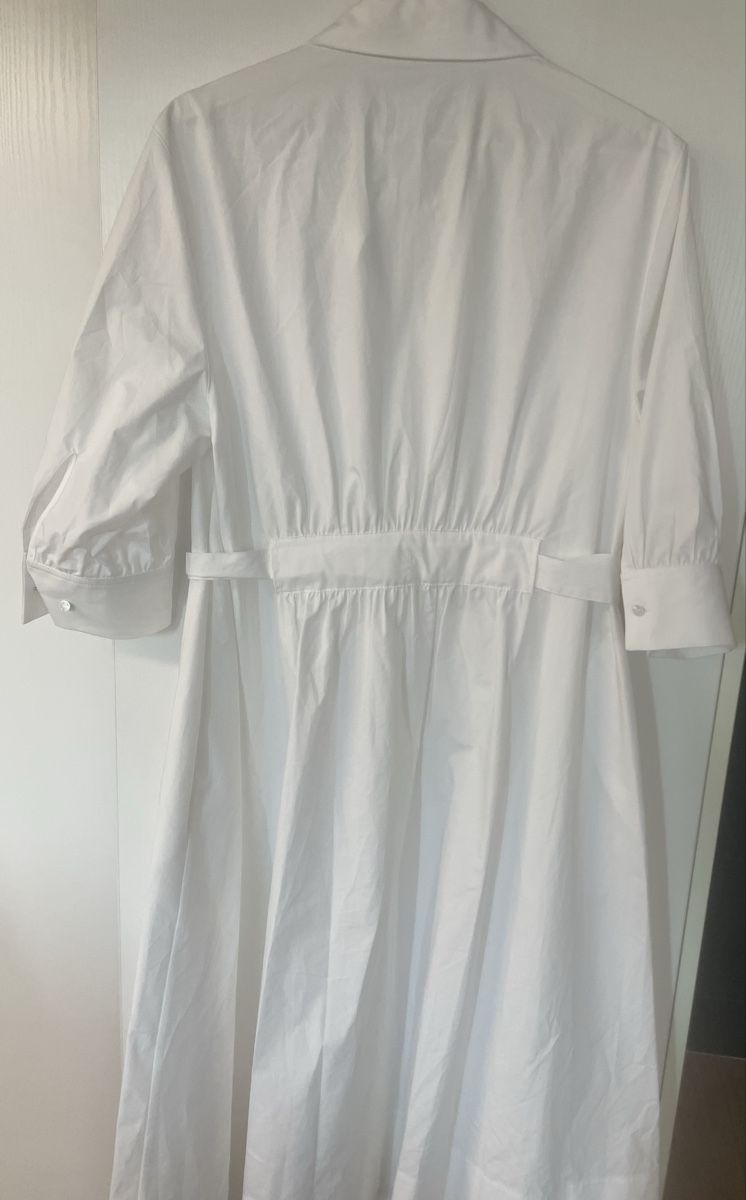 Karl Lagerfeld Vestiti: Karl Lagerfeld Hemdblusenkleid Weiss Baumwolle Gr. 36 – Nuovo (secondo la descrizione) da Steinhausen venduto da Marmottarosa 2