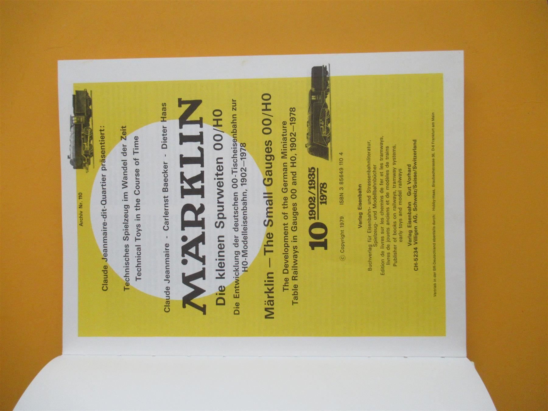 Libri: Märklin Die kleinen Spurweiten 00/H0 – Usato da Adliswil venduto da buch_und_kunst 1