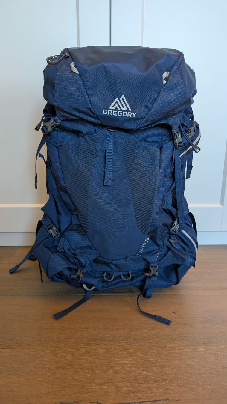 Gregory Zaini: Gregory Katmai 65L Trekkingrucksack Blau – Usato da Schmerikon venduto da speedi18