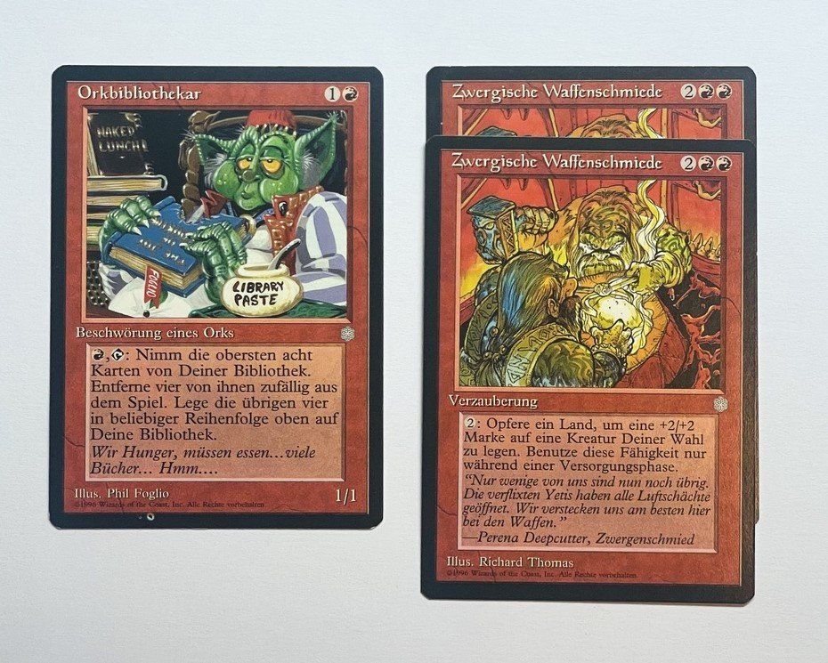 Magic The Gathering Carte collezionabili: Magic The Gathering Rare Sammlung Eiszeit Rot 25 Stück – Usato da Duggingen venduto da nad_6yzh 6