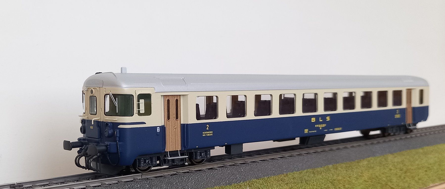 Modelleisenbahnen: BLS Bt 953 mowiform / Hui Modellbau – Neu und originalverpackt aus Buch b. Kümmertshausen von accipitergentilis 1