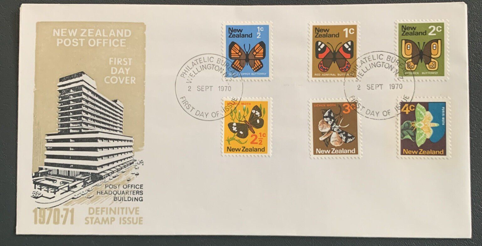Tutti i francobolli: Neuseeland 1971 FDC Schmetterlinge – Nuovo (secondo la descrizione) da Liestal venduto da schnueps