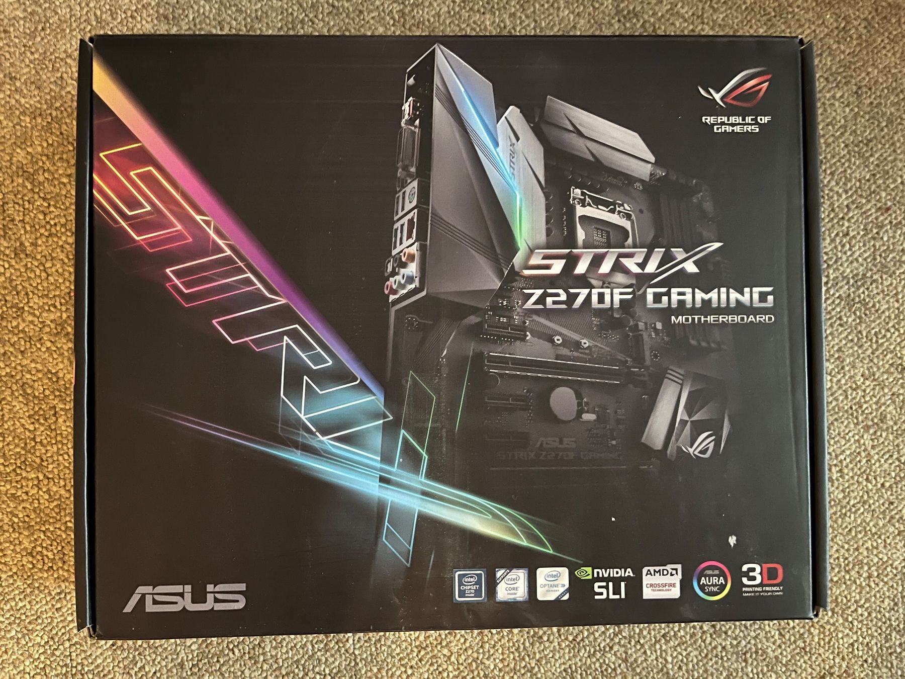 Asus PC: Asus STRIX Z270F GAMING Motherboard Bundle – Usato da Langnau am Albis venduto da ldenzel