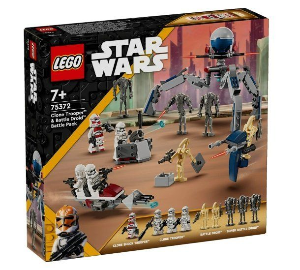 Lego Kit di costruzioni: Lego Star Wars 75372 Clone Trooper Battle Droid Battle Pack – Nuovo e nell'imballaggio originale da Schlatt TG venduto da AndrTra