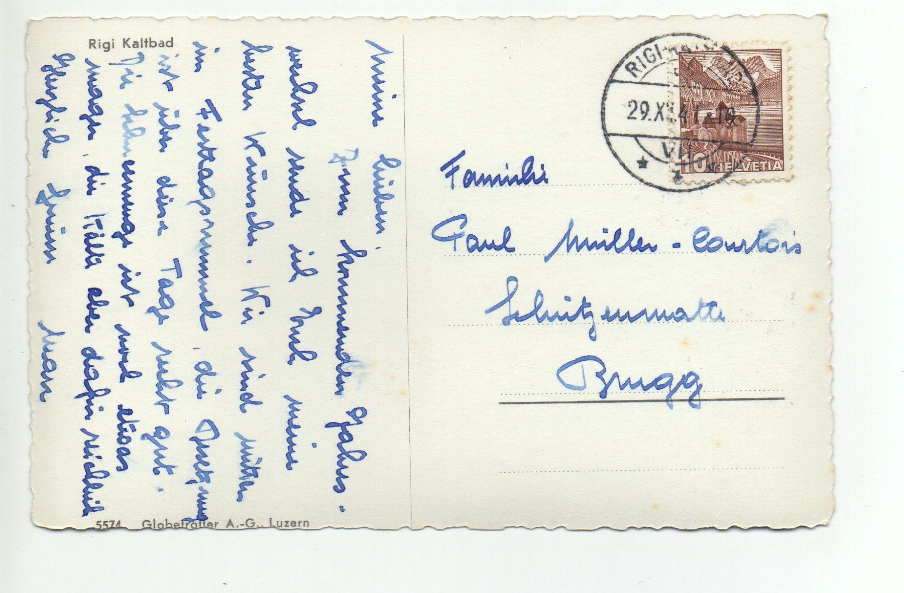 Cartoline postali: RIGI-KALTBAD Eisfeld – Usato da Jona venduto da philajona 1