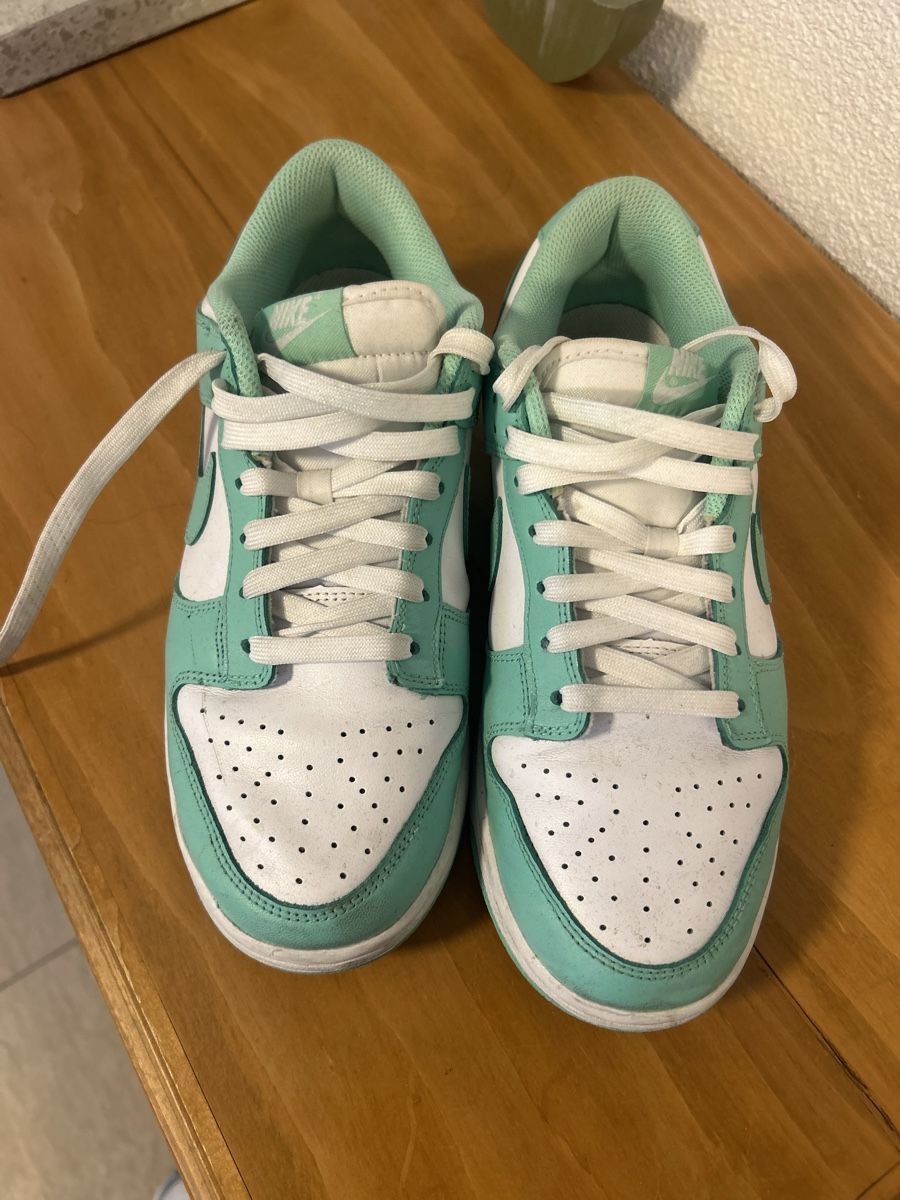 Nike Scarpe da donna: Nike Dunk Low Coast, Mint/Weiss, Damenschuhe  – Usato da Chur venduto da leg_7tll 1