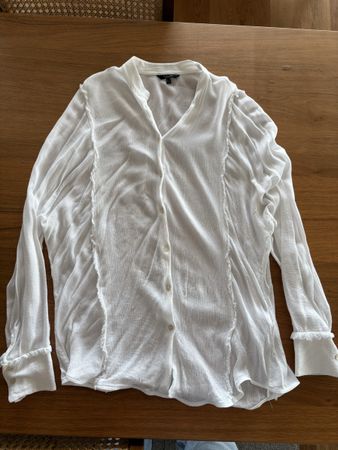 Massimo Dutti Bluse weiss / XS