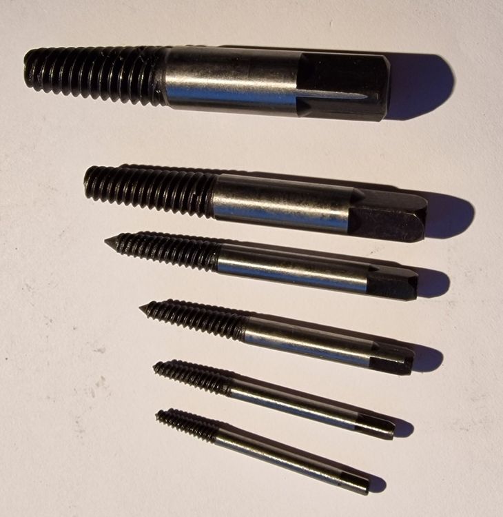 FINELYCR Schraubenausdreher Set 6-teilig - Für Abgebrochene Schrauben M3-M25