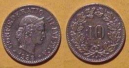 10 Rappen 1938