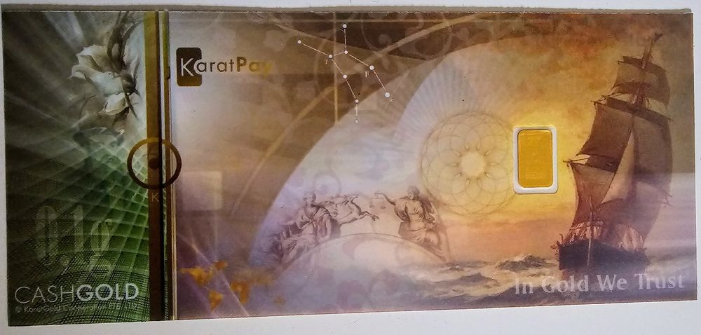 Cashgold 2020 Banknote mit Goldbarren (Neu (gemäss Beschreibung)) in ...