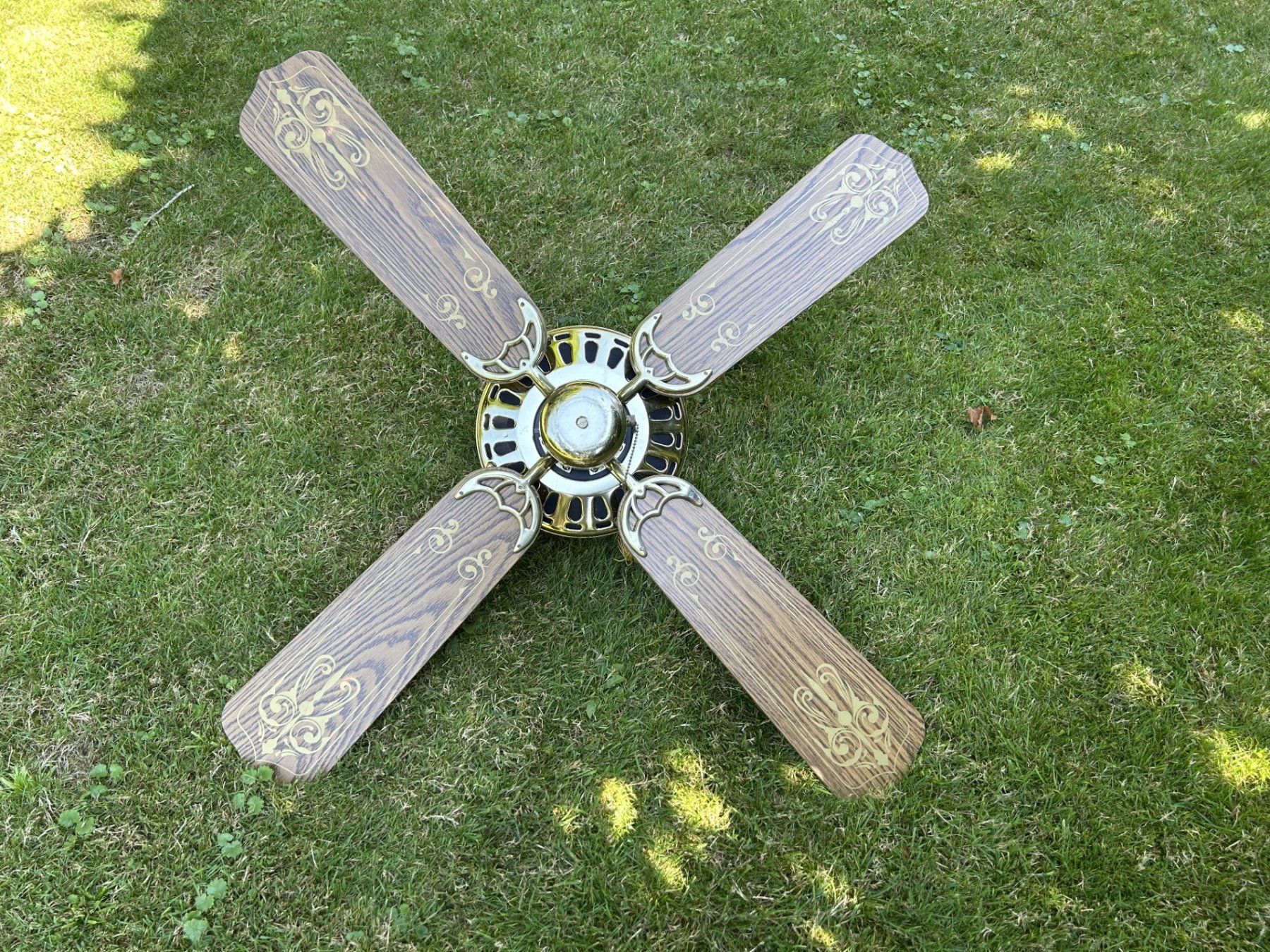 Ventilatori: Deckenventilator, Holzoptik, mehrere Geschwindigkeiten – Usato da Wil SG venduto da Prosolutio 1