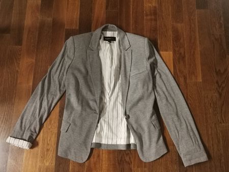Mango Übergangs-Jacke Girls, Gr. S grau, schön, gepoflegt
