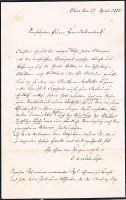 Johann Ulrich von Salis-Soglio Autograph Sonderbund General
