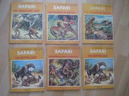 Safari Comic Rädler Verlag Vandersteen LOT 6 Hefte