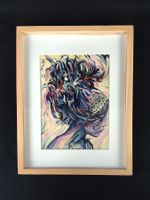 Bild/Portrait einer Frau (Rahmengrösse 42x32cm)