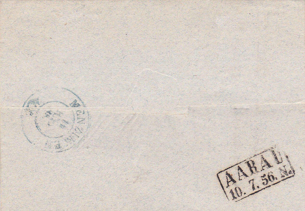 Tutti i francobolli: 1856, "Zetzwil", blauer Stabstempel – Usato da Wenslingen venduto da riger11 1