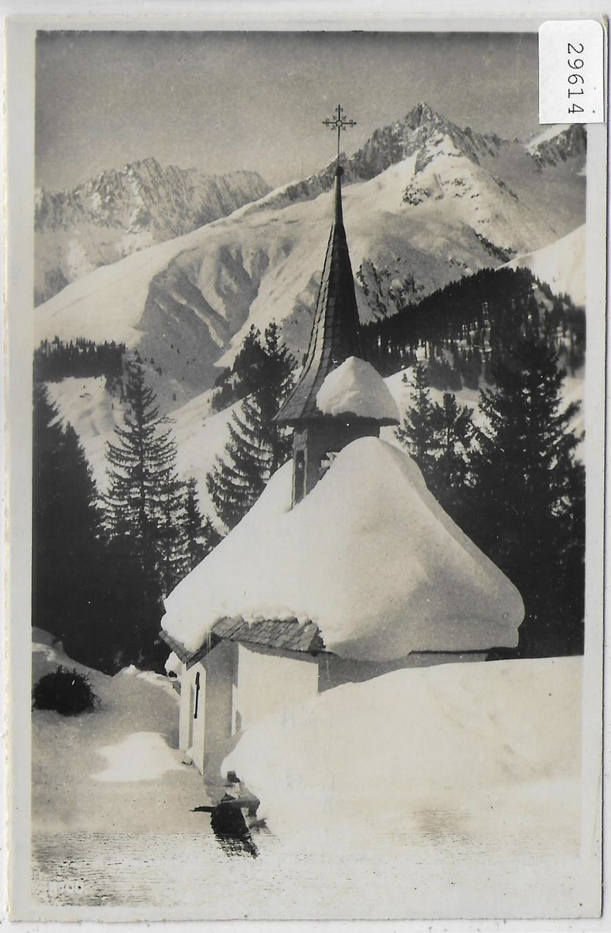Cartoline postali: Kapelle von Cavorgia - Oberalp – Usato da Ettingen venduto da Kartenplanet