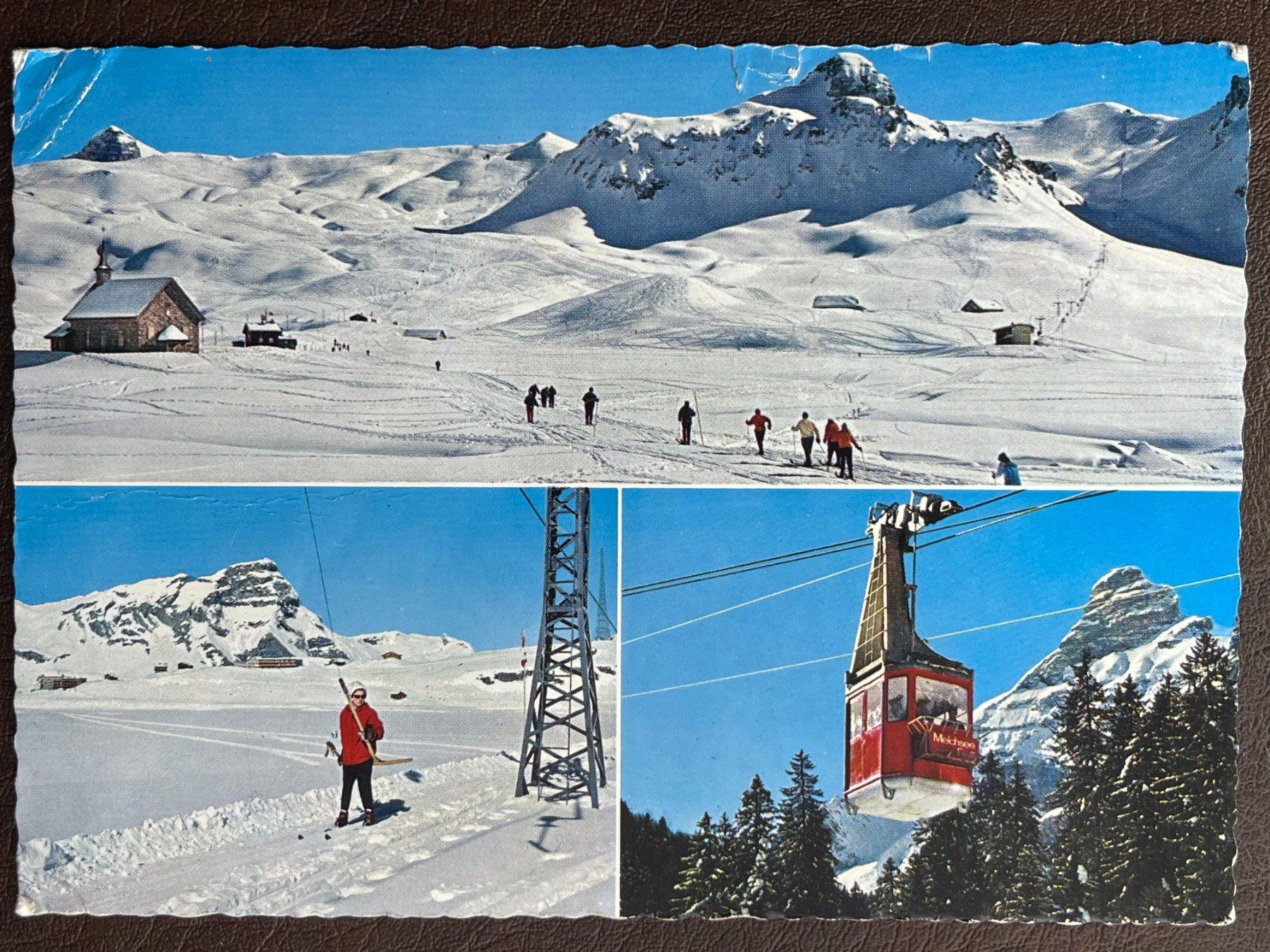 Cartoline postali: Melchsee-Frutt - Seilbahn - Skilift – Usato da Steg VS venduto da danwer74