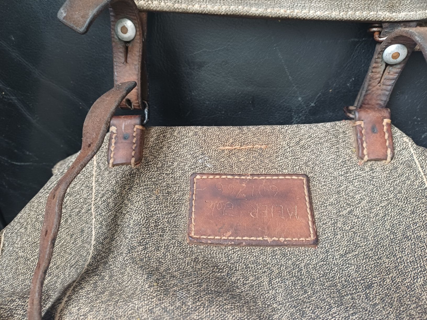 Schweizer Armee Zaini: Blachenrucksack Schweizer Armee ca 1920 – Usato da Ebersecken venduto da Napf08 7