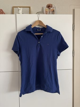 Polo Tommy Hilfiger bleu, Taille M – Idéal été!