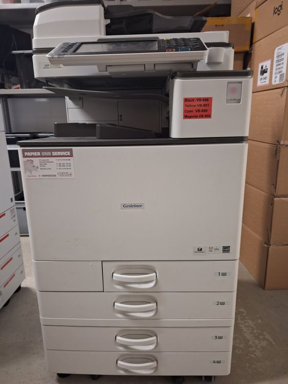 Ricoh MP C5503 Color Multifunktionsdrucker (Gebraucht) in Landquart für ...