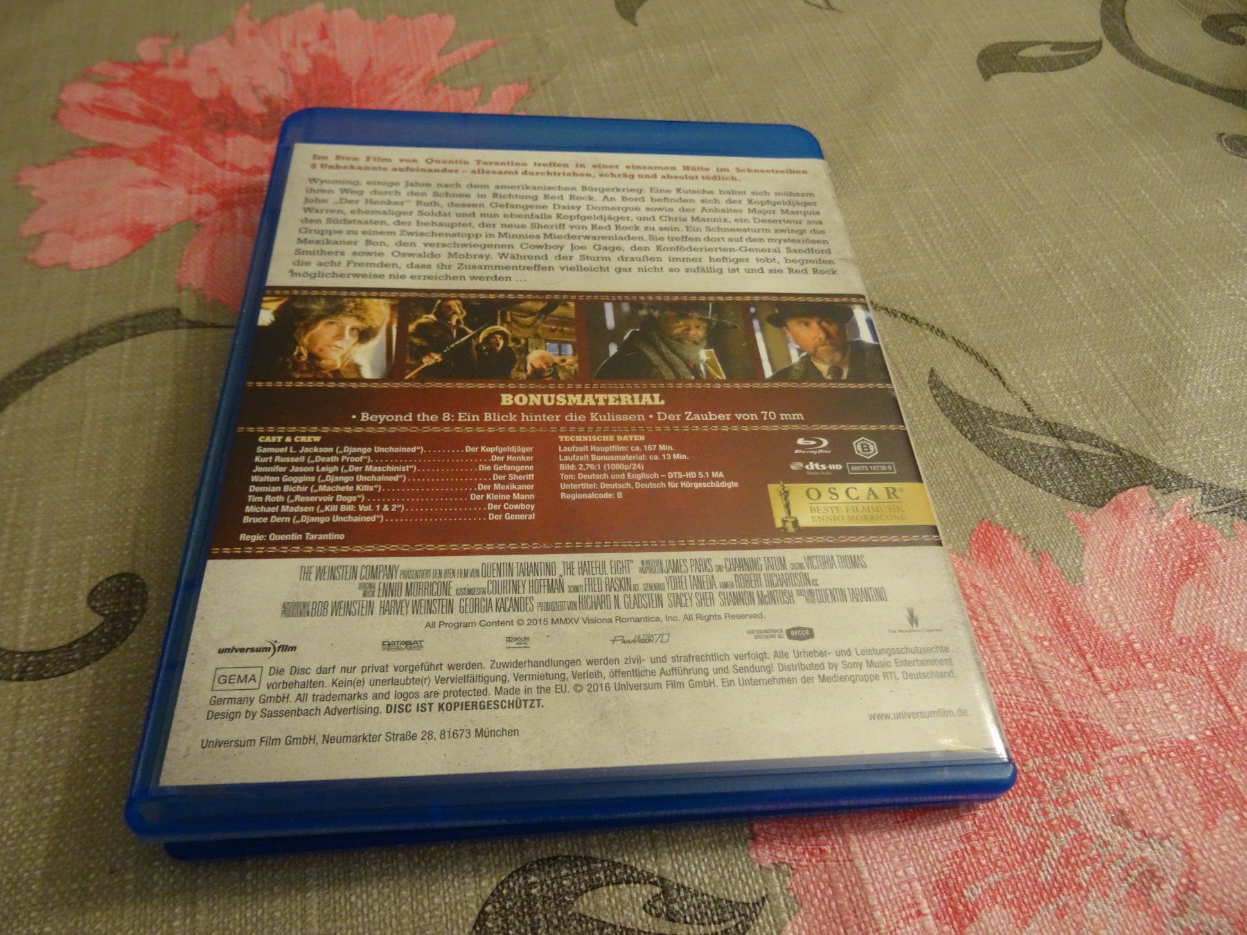 Tutti i DVDs: The Hateful 8 - Quentin Tarantino Blu-ray – Usato da Olten venduto da Disc-Verkauf 2