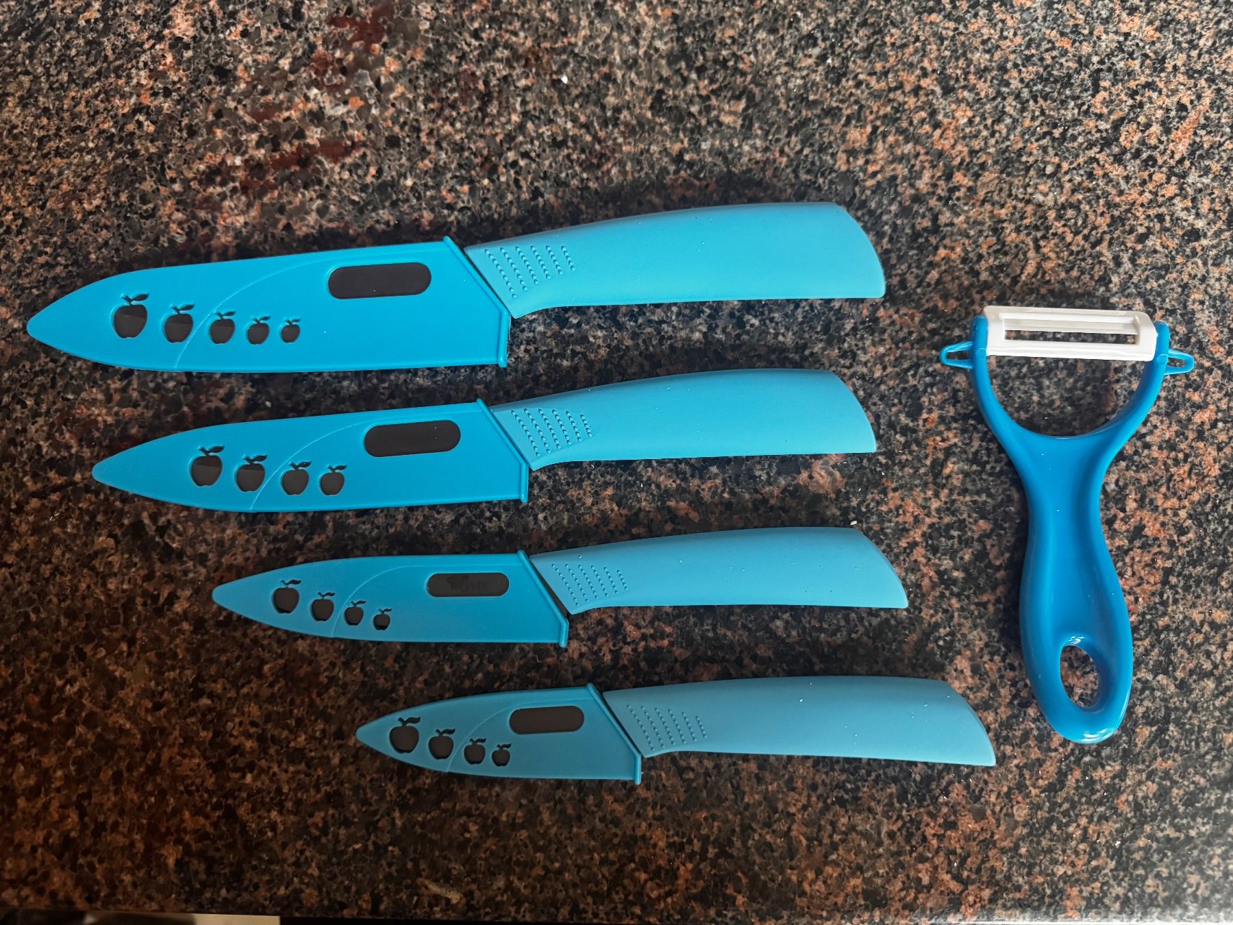Coltelli da cucina: Küchenmesser Set 4-teilig mit Sparschäler – Nuovo (secondo la descrizione) da Windisch venduto da Trudi45