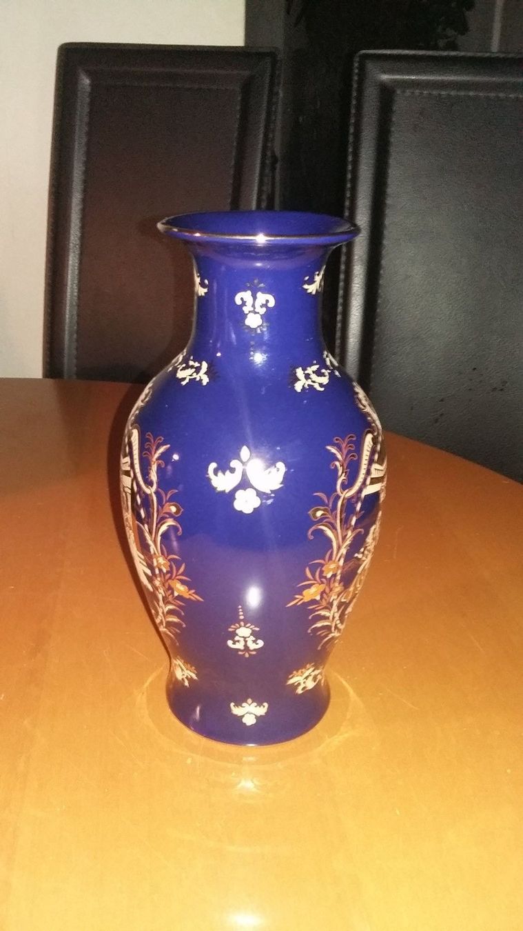Vasen & Gefässe: T.Limoges golden Cobalt Vase – Gebraucht aus Bern von Imamrashed 2