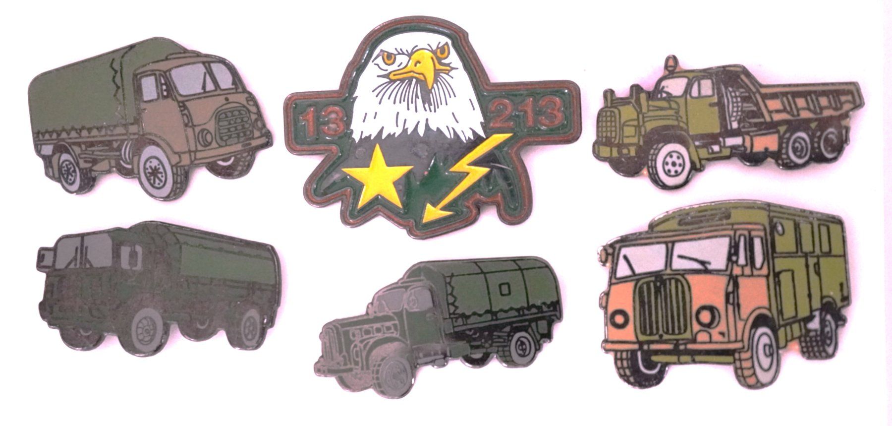 Schweizer Armee Placchette & Badge: 6 Pin Militär Schweiz – Usato da Worb venduto da worb01