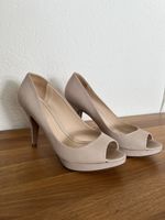 Navyboot Peeptoe High Heels Gr. 39 Beige