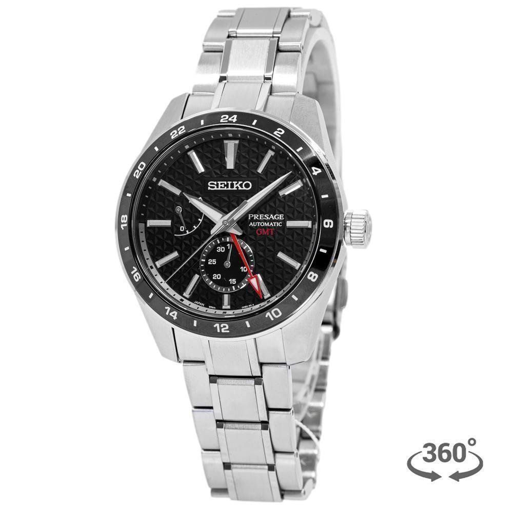 Seiko Orologi: Seiko SPB221J1 Presage GMT Sharp Edged – Nuovo (secondo la descrizione) da Schindellegi venduto da harveystore