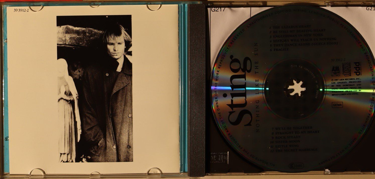 CDs: Sting – Nothing Like The Sun – Gebraucht aus Luzern von CONTENTI 1