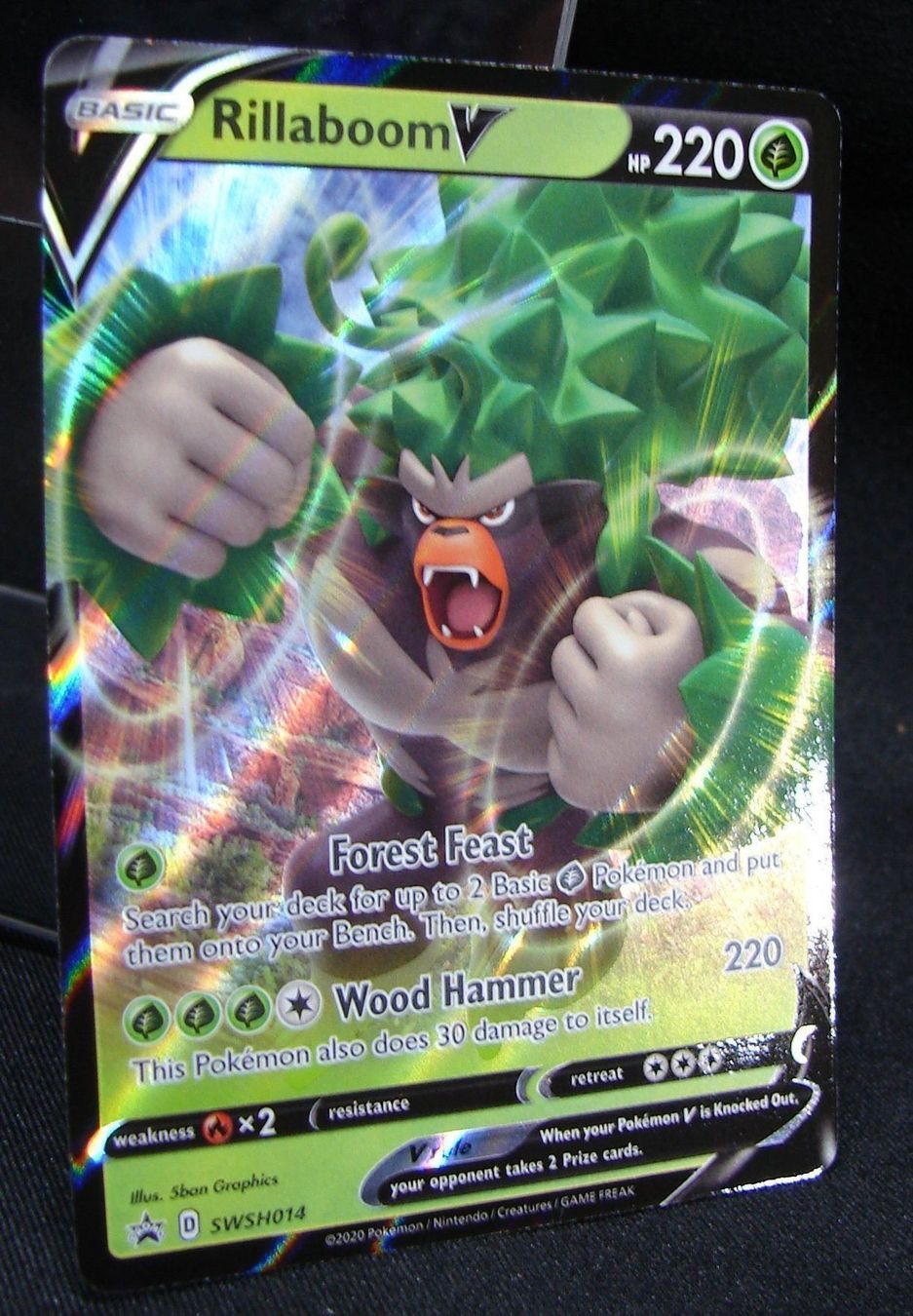 Pokémon Carte collezionabili: Rillaboom V - Promo - Mint           /34 – Nuovo (secondo la descrizione) da Rümlang venduto da coh_87ww 2