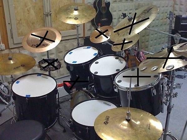 Musikinstrumente: Batterie Pearl Export 22" – Gebraucht aus Rodels von Luc16
