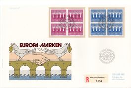 SBK 708 - 709 im 4er-Block FDC  Grossbrief