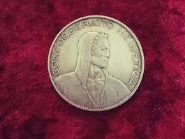 Schweiz/ Suisse   5 Franken 1925 / 5 Francs 1925