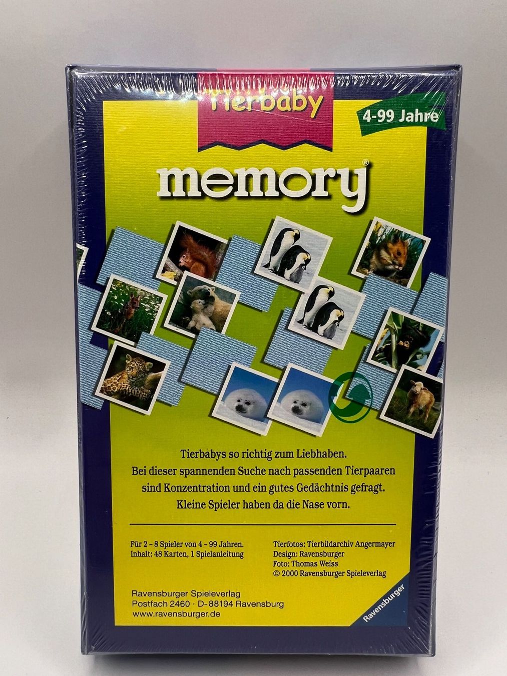 Ravensburger Giochi: OVP Memory Tierbaby Ravensburger – Nuovo e nell'imballaggio originale da Vaduz venduto da NotNeeded 1
