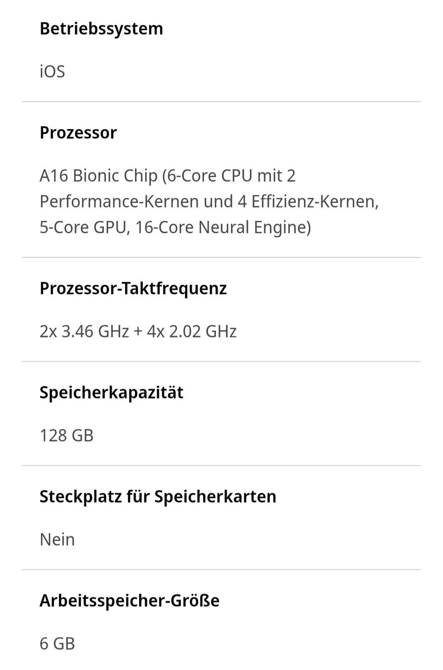 Apple Telefoni cellulari / Smartphones: Neues Iphone 15, blue, 128GB – Nuovo (secondo la descrizione) da Höri venduto da dia_qmf7 3