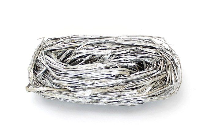 Tutte le decorazioni: Naturbast silberfarbig – Nuovo e nell'imballaggio originale da Schlatt TG venduto da kreativ-atelier